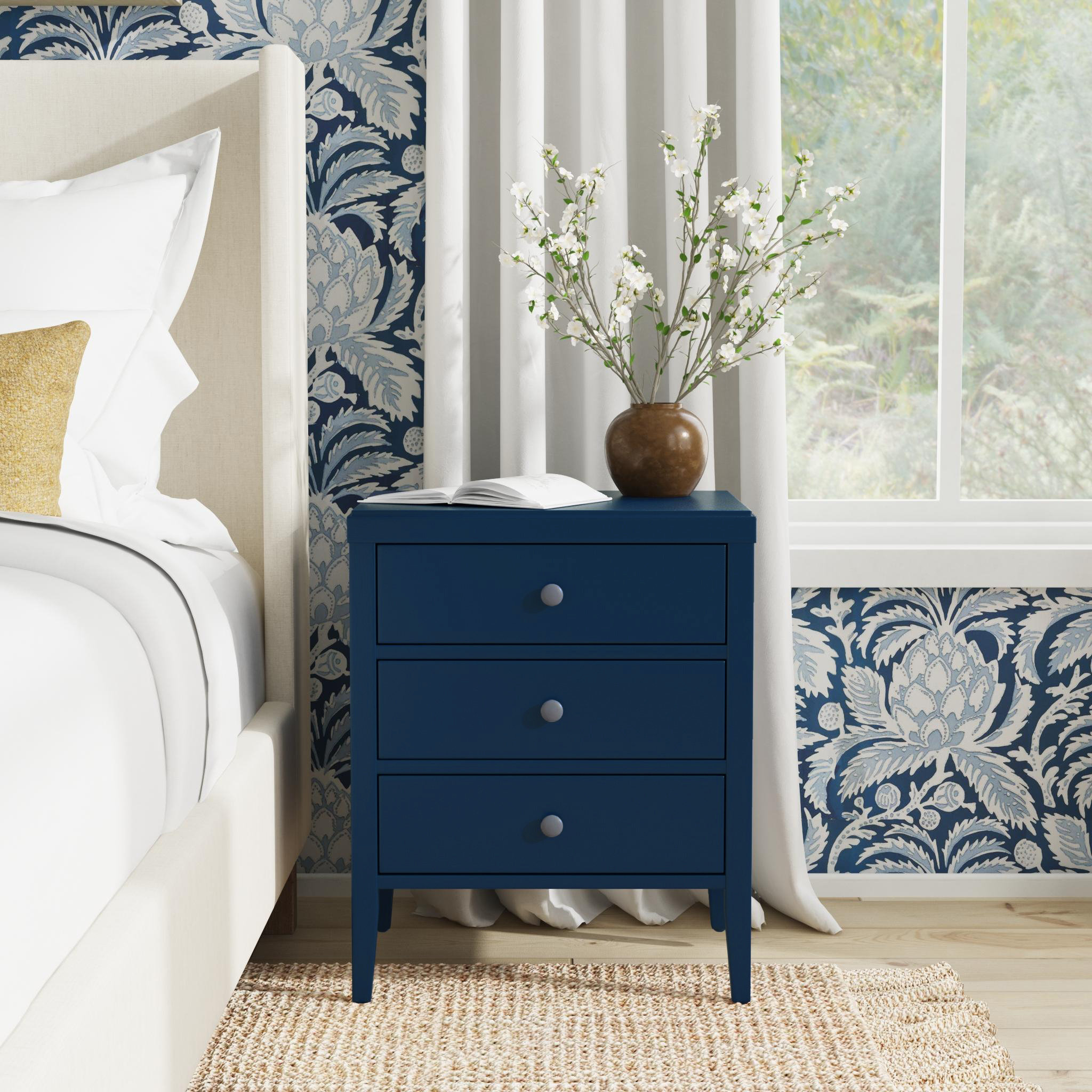 Andover Mills™ Rushville Wood Nightstand & Reviews | Wayfair